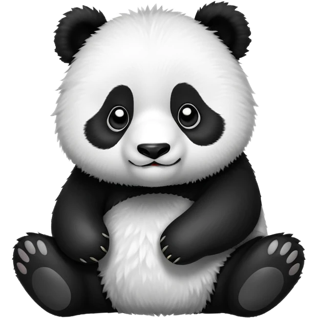 Panda cute emoji