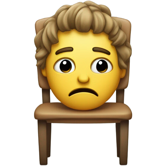 Exhausted emoji