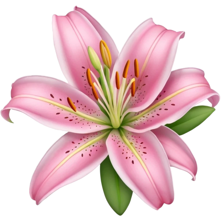 Flowers liles pink emoji