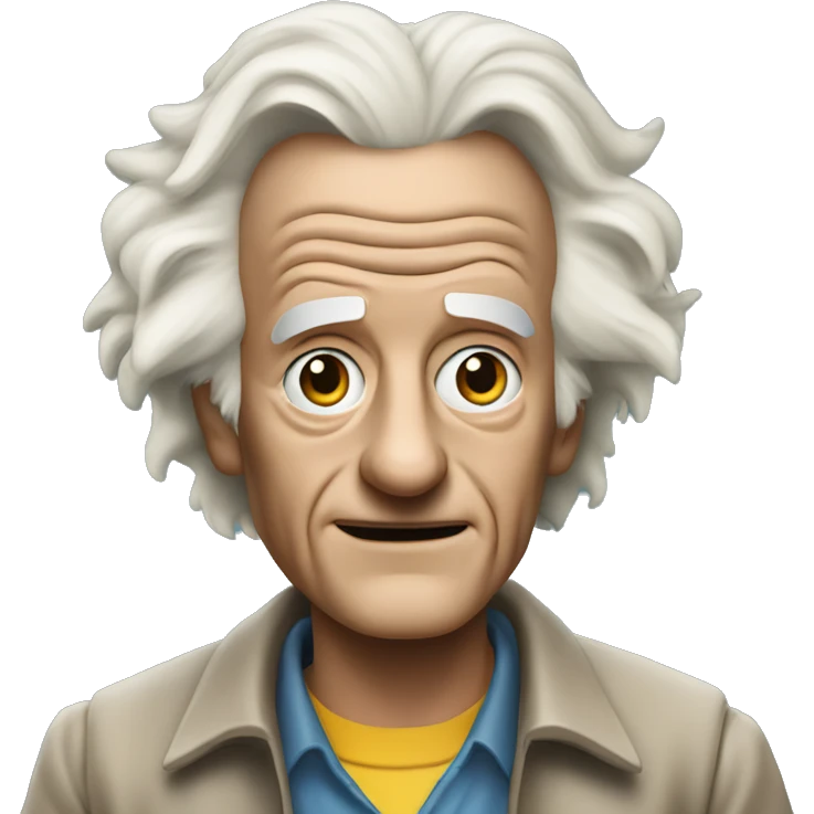 emmett brown back to the future emoji