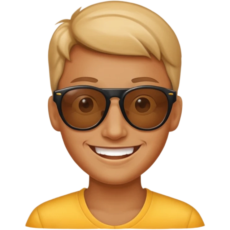 smiling face with sunglasses emoji