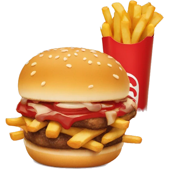 smashburger + fries emoji
