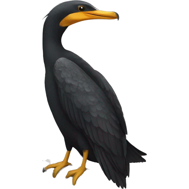 cormorant  emoji