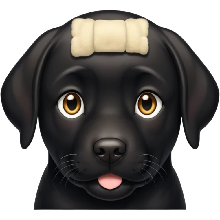Labrador  negro adulto emoji