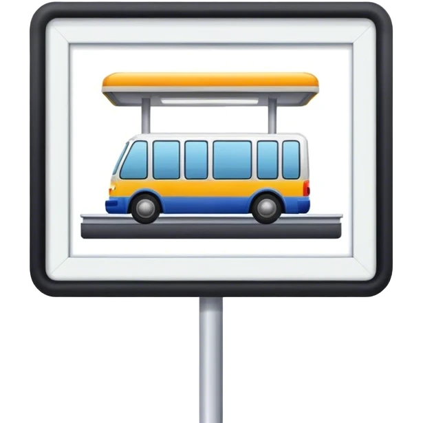 Transport stop emoji