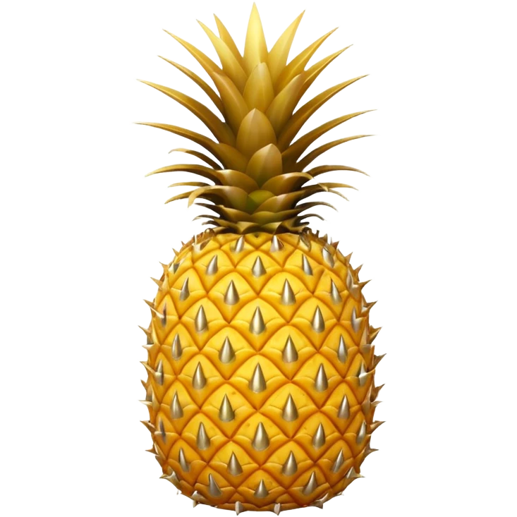 An upside down pineapple emoji
