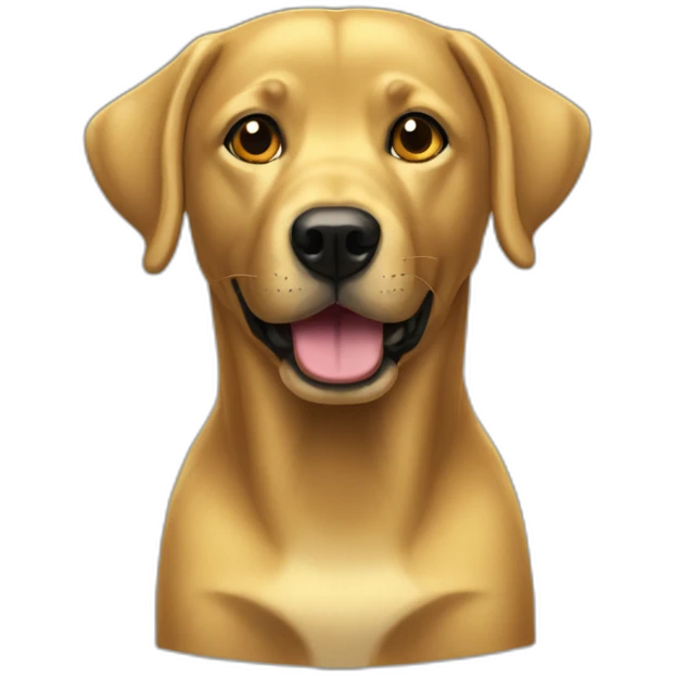 gold labradore emoji