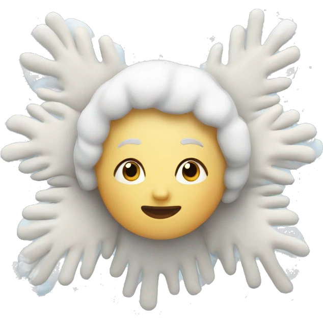 snow angel emoji
