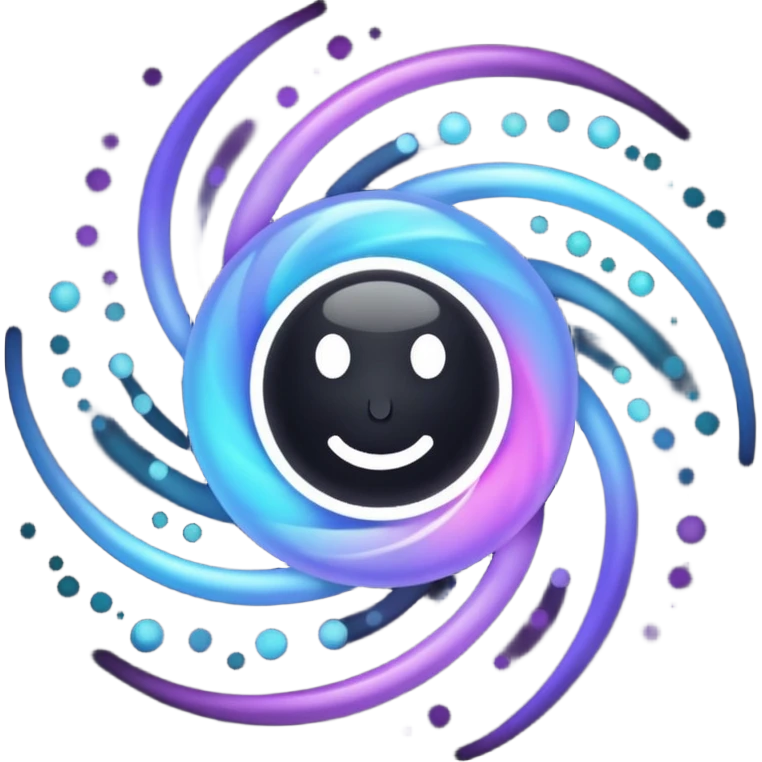 black magic particles emoji