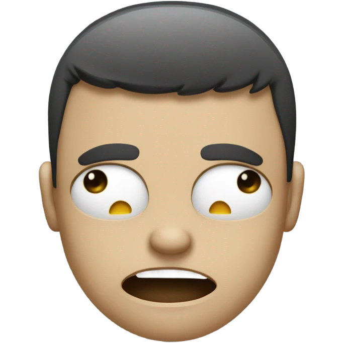 Sad and angry emoji