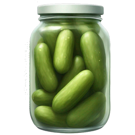 Jar of pickles emoji