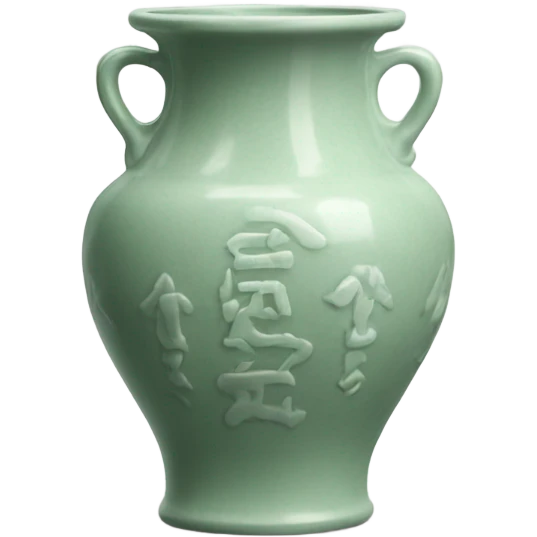 celadon ceramic vase emoji