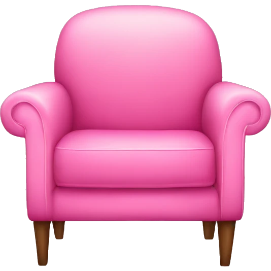 Pink chair emoji