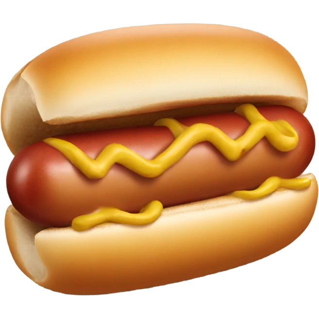 Hot dog emoji
