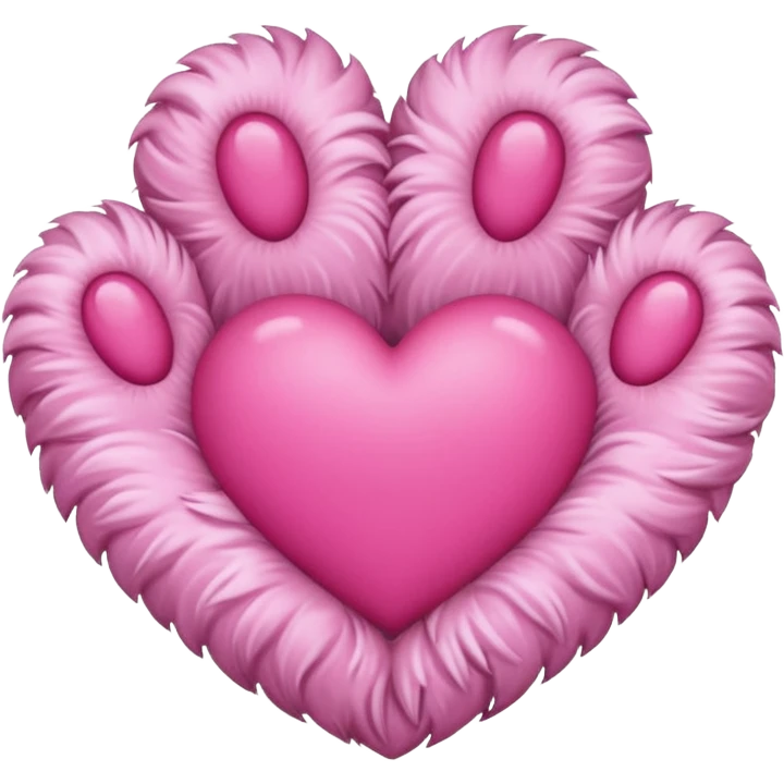 Paw heart emoji