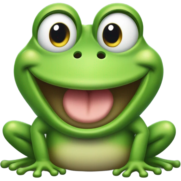 frog laughing  emoji