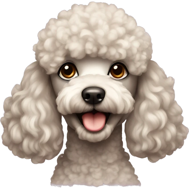 Poodle emoji