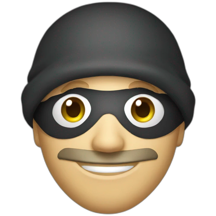 thief with mask emoji