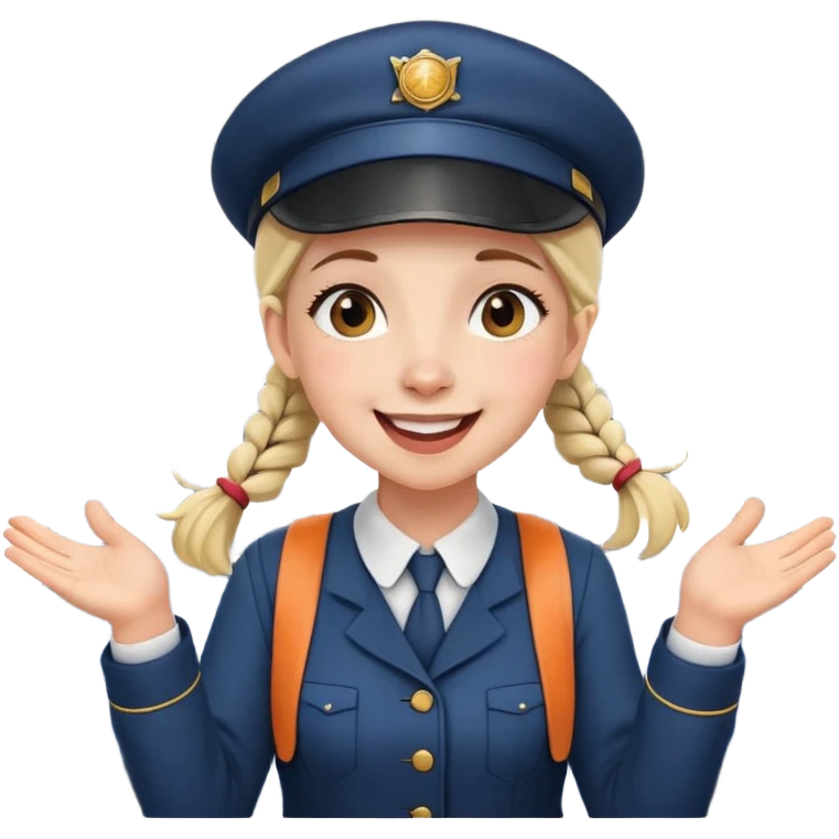 A girly looking train emoji