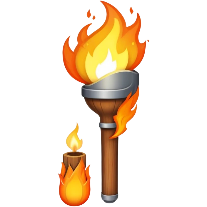 Tocha de serviço social  emoji