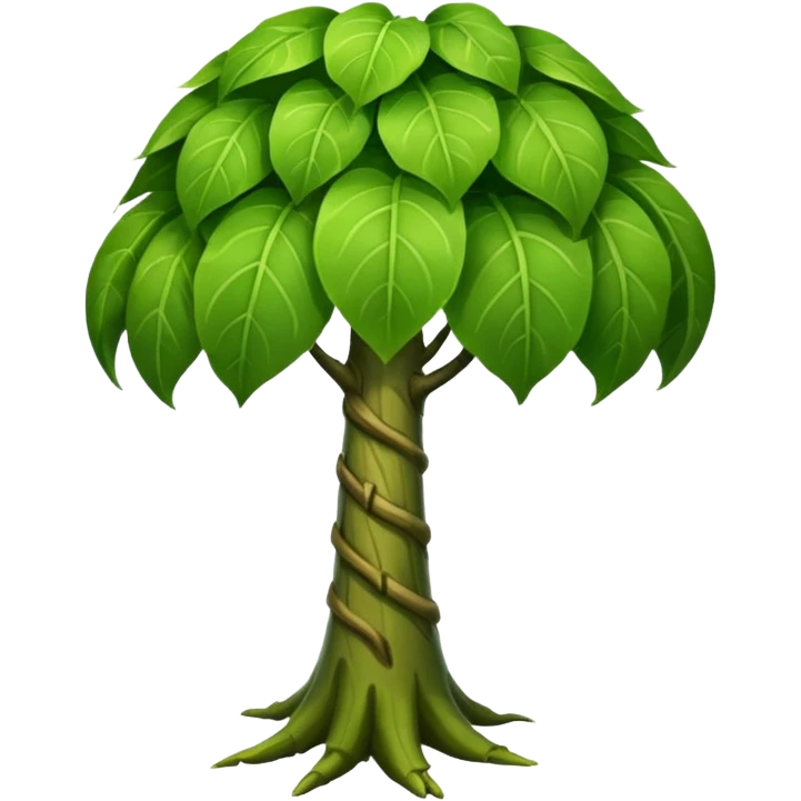 Giant stem plant big like a trunk emoji