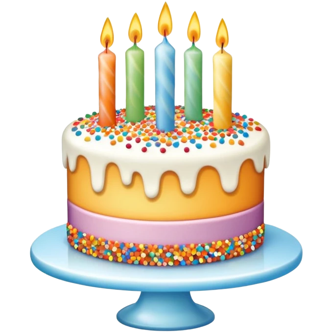 Birthday cake emoji