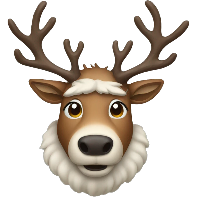 reindeer emoji