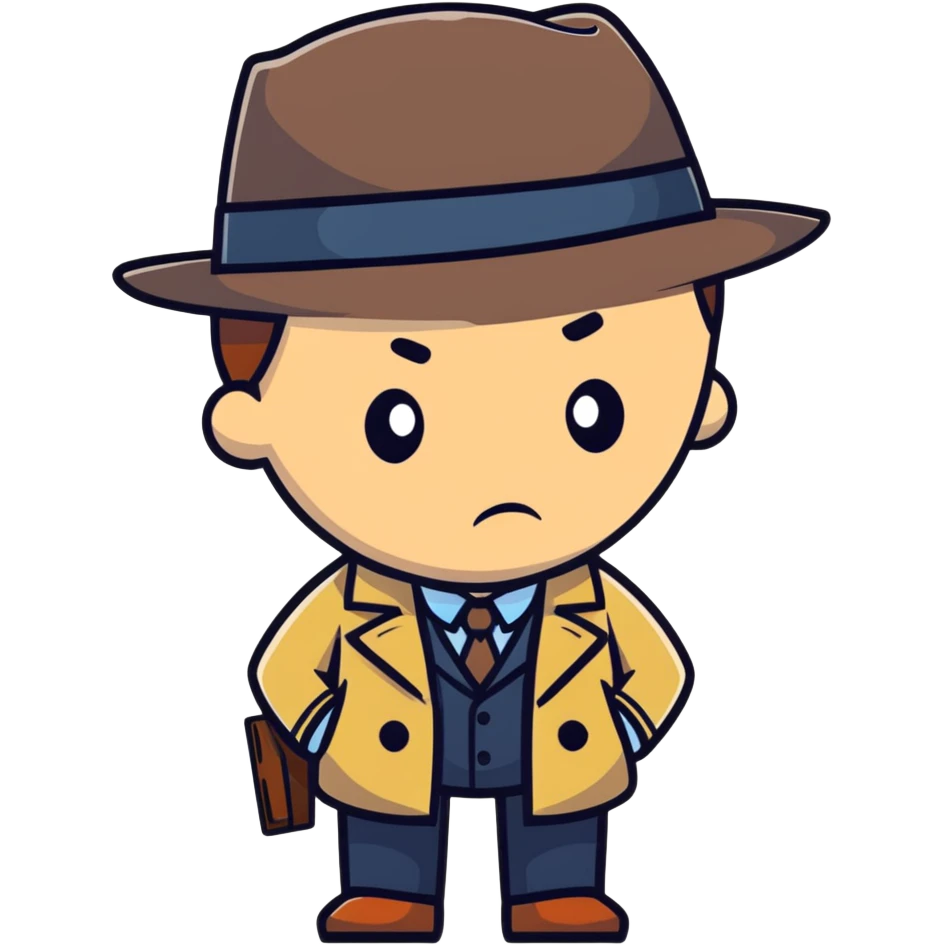 clever detective solving a mystery emoji