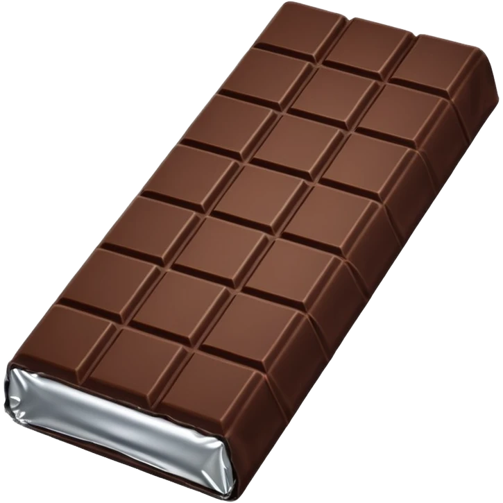 a chocolate bar emoji