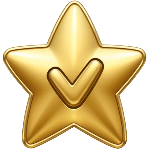 gold checkmark emoji