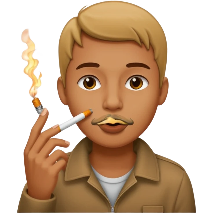 Эмодзи с сигаретами во рту emoji