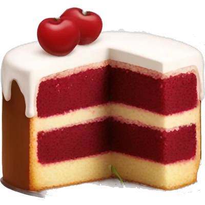 Cherry cake emoji