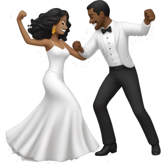 Bailando vals con mi esposa  emoji