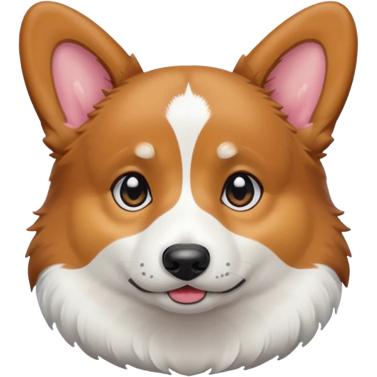 black tricolor corgi with no tail full of tears emoji
