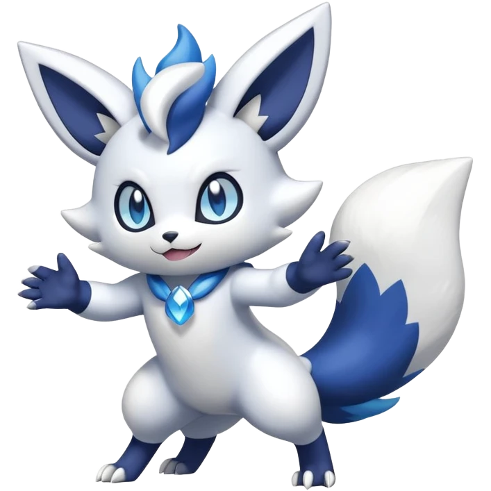 Shiny Espurr-Meowstic-Zangoose-Hybrid (Full body) emoji