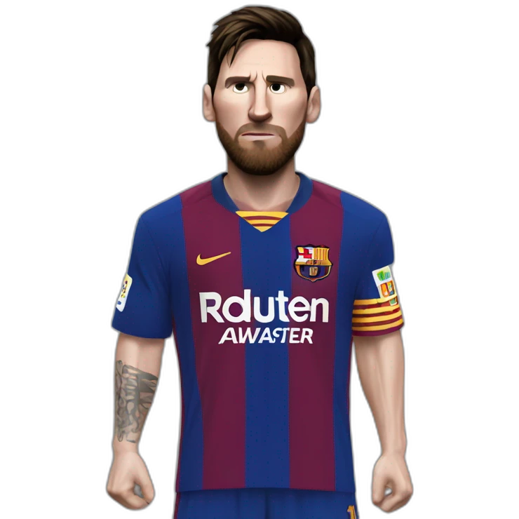 Messi-with-a-gun emoji