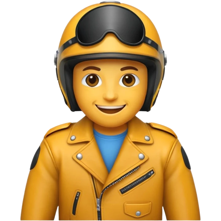 Un emoji de biker emoji