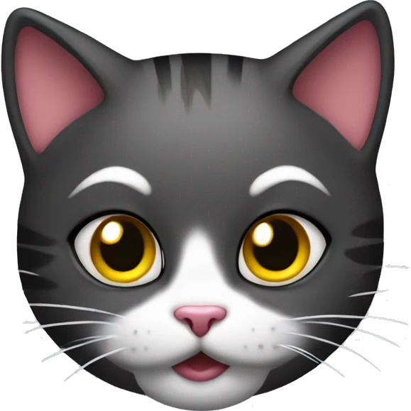 Hallo kitty with a piercing  emoji