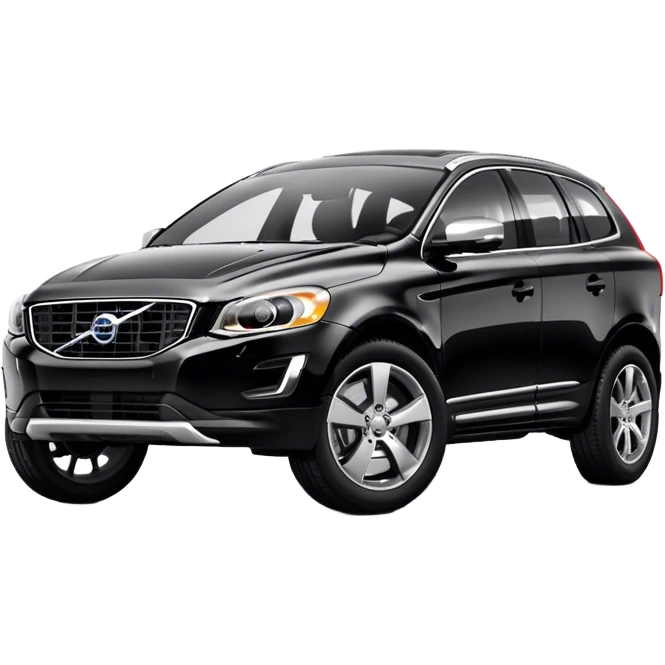 Black Volvo xc60 emoji