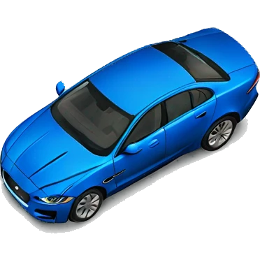 jaguar XE 2020 blue emoji