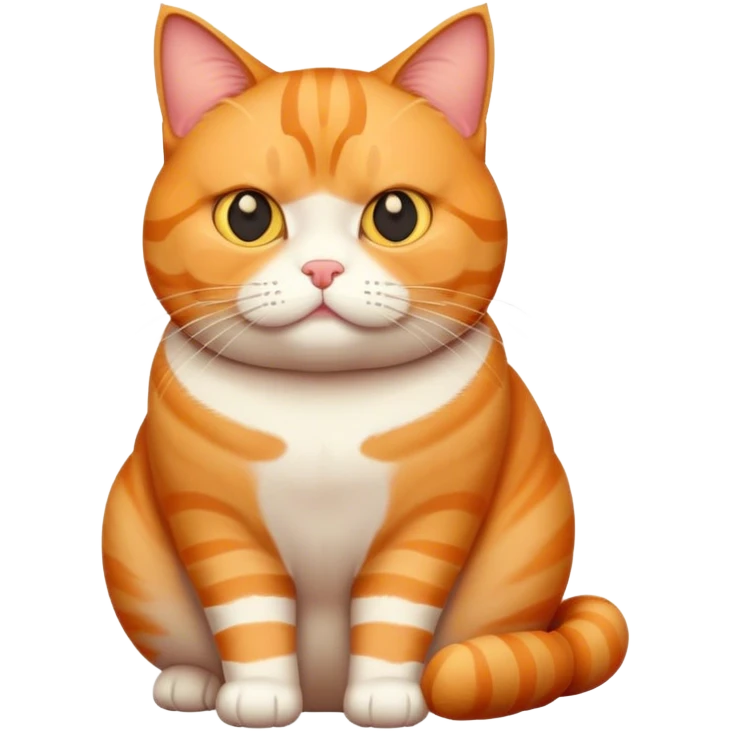 fat orange emoji