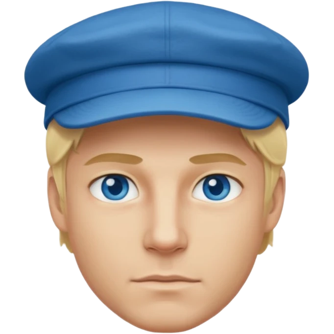 Homme fort blond casquette* emoji
