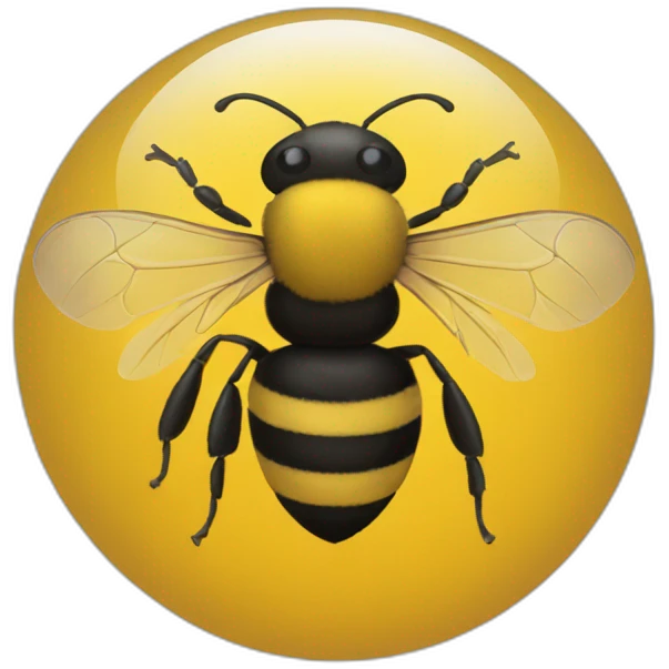 Bee-sphere emoji