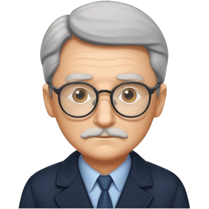 Old Detective with glasses  emoji