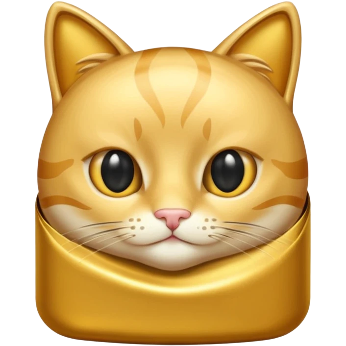 gold cat food package emoji