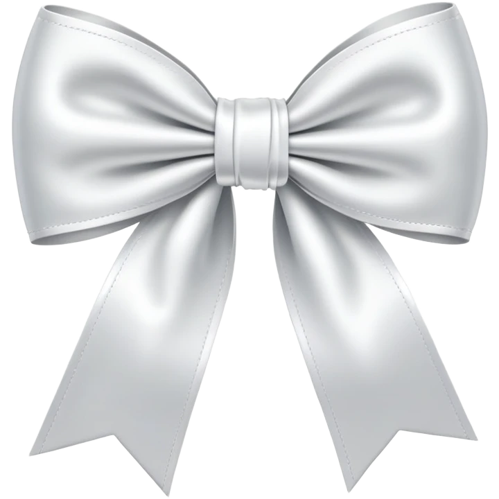 white bow emoji