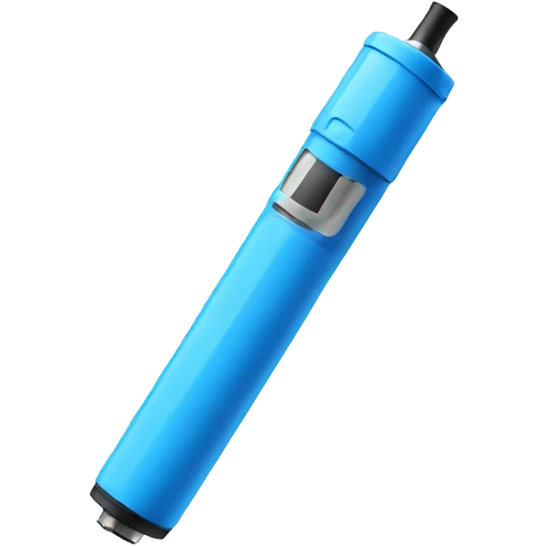 Blue vape emoji