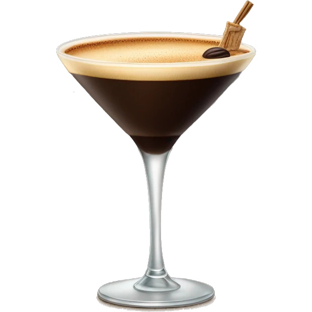luxurious espresso martini cocktail emoji