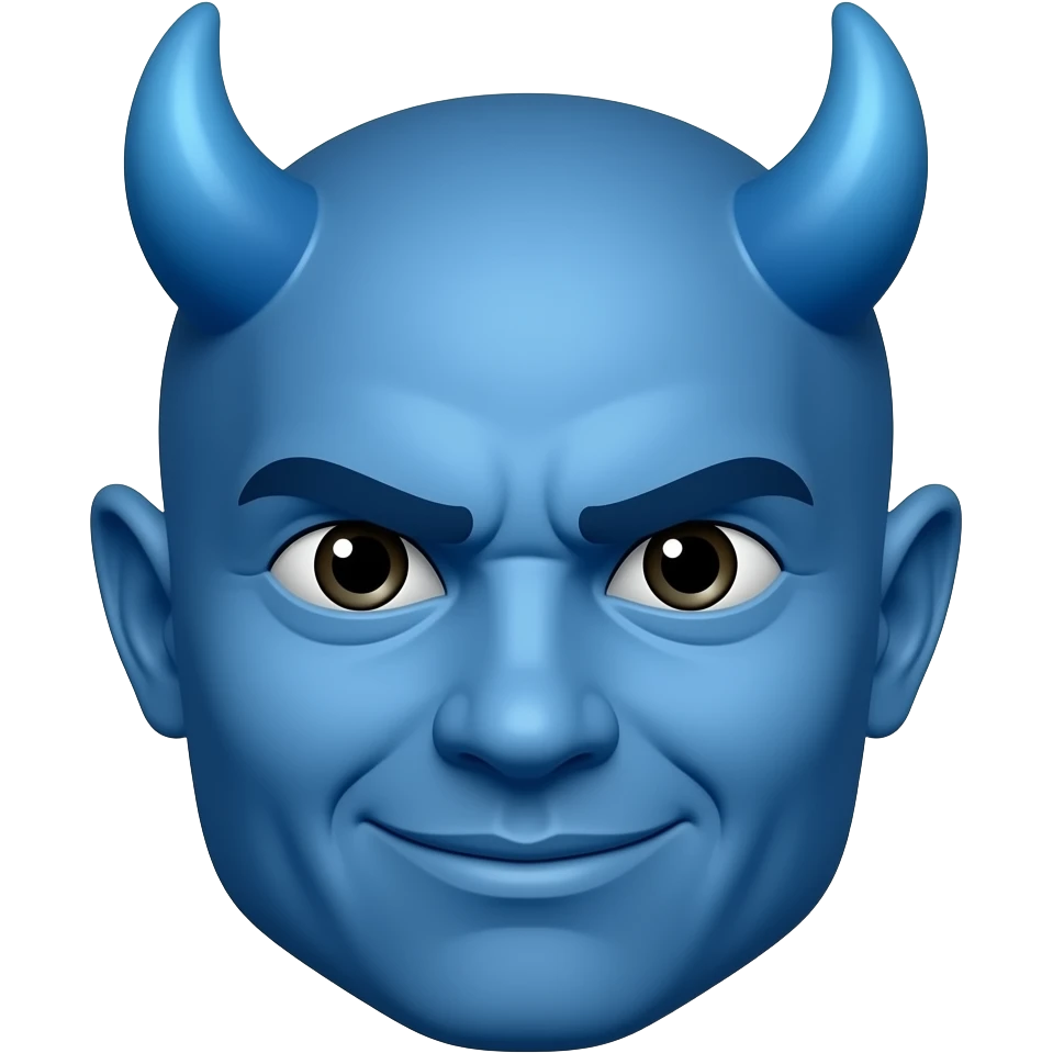 blue devil emoji