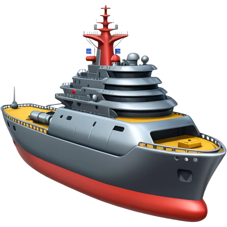 create an ultra realistic spg ship emoji